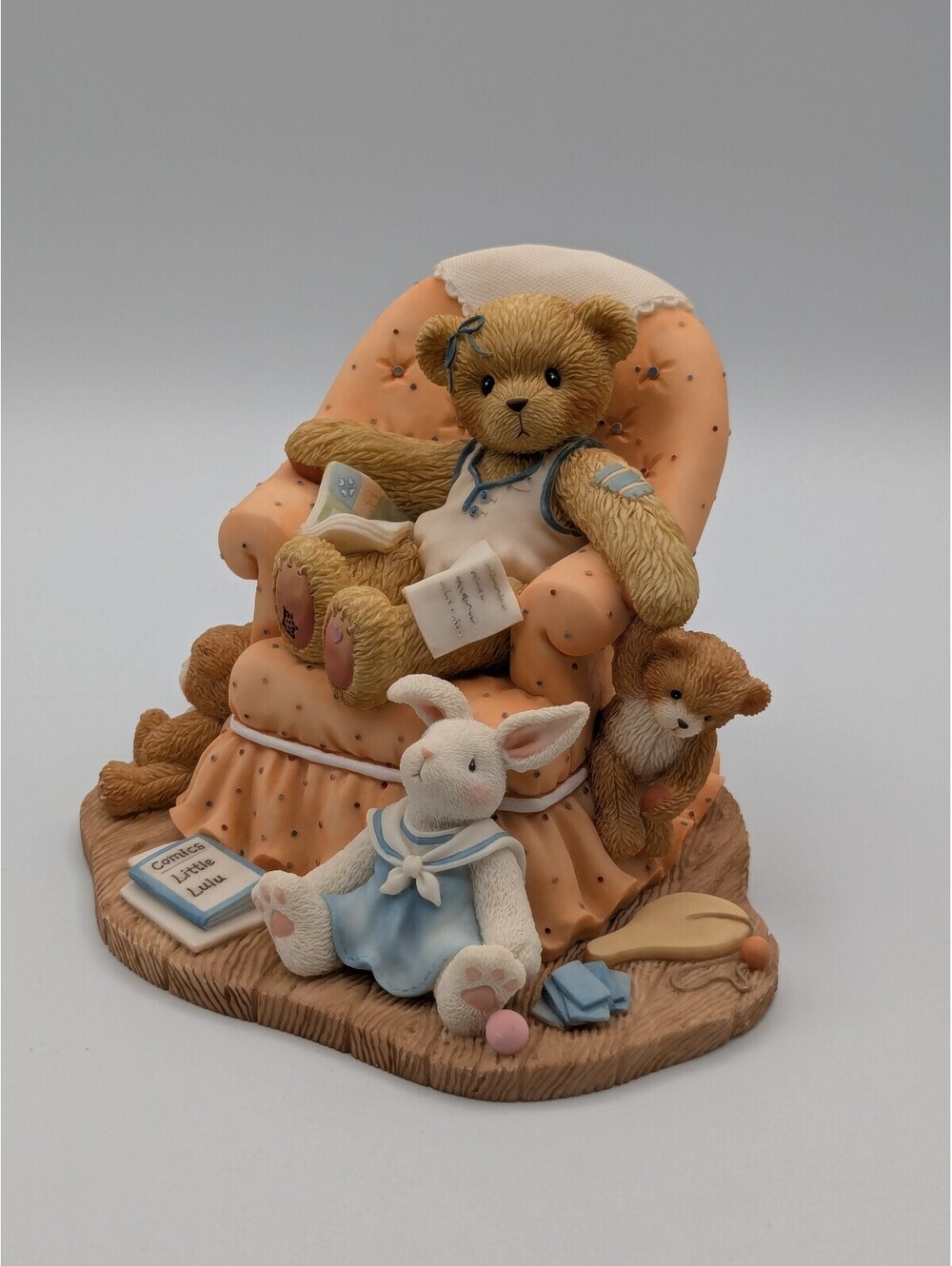 Cherished Teddies Sheila (851809) 2001 Sometimes You Just Need Peace and Quiet